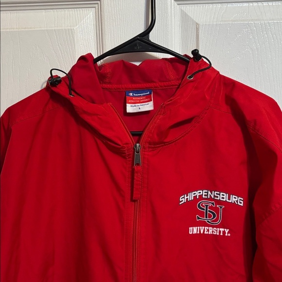 Red Shippensburg University Rainjacket - Picture 5 of 9